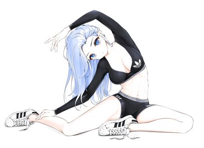 Squatting Stretch Tease - Hentaic XXX Pic