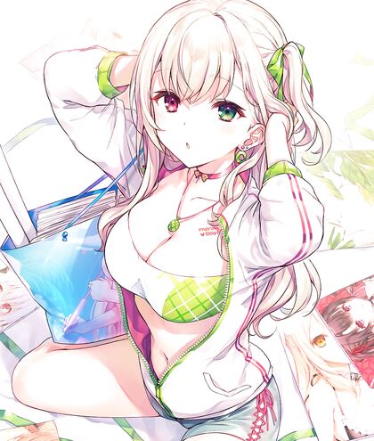 Pussy Pounding Hentai XXX Pic Featuring Hot Chick With Different Eye Colors