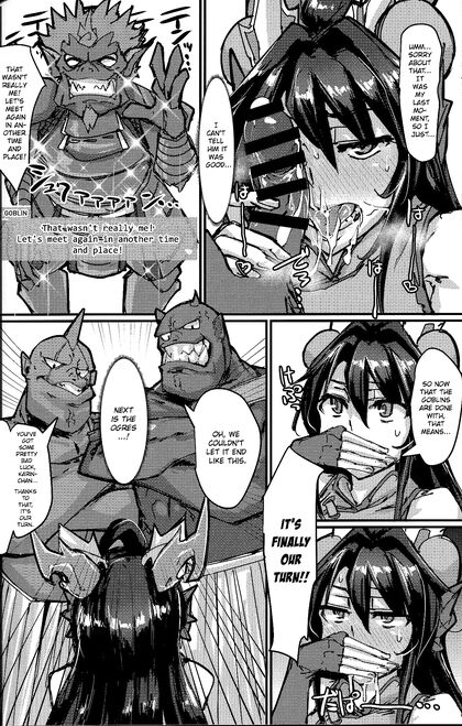 Oral and Anal Pleasure Overflowing in Puzzle and Dragons Hentai Adventure