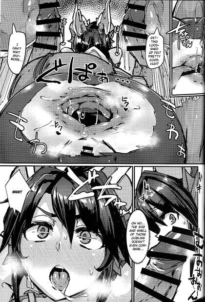 Oral and Anal Pleasure Overflowing in Puzzle and Dragons Hentai Adventure