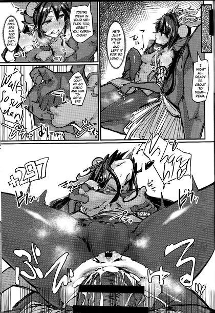 Oral and Anal Pleasure Overflowing in Puzzle and Dragons Hentai Adventure
