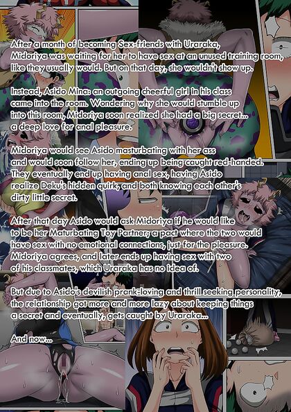 Deku Fucks Uraraka and Mineta in Teen 18+ Pussy Fun - My Hero Academia Hentai Manga