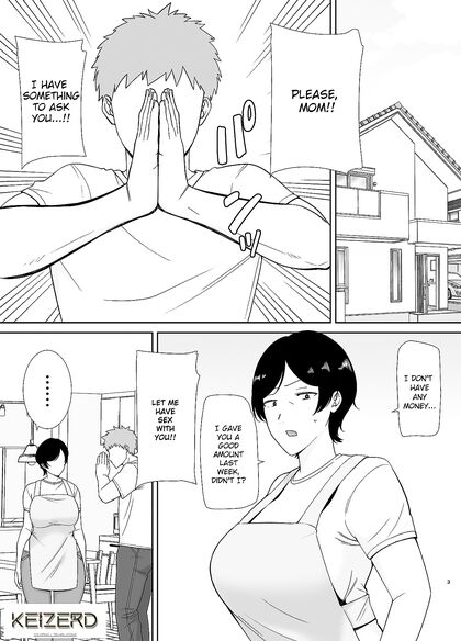 Horny Hentai Mom and Lusty Son Engage in Steamy Forbidden Sex - 58 Pics