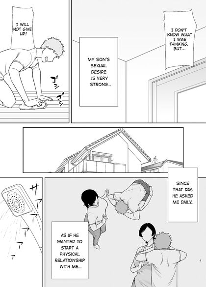 Horny Hentai Mom and Lusty Son Engage in Steamy Forbidden Sex - 58 Pics