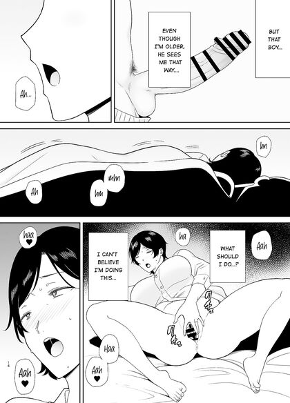 Horny Hentai Mom and Lusty Son Engage in Steamy Forbidden Sex - 58 Pics