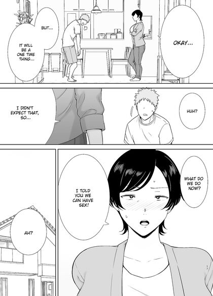 Horny Hentai Mom and Lusty Son Engage in Steamy Forbidden Sex - 58 Pics