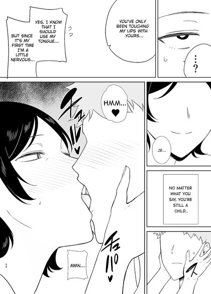 Horny Hentai Mom and Lusty Son Engage in Steamy Forbidden Sex - 58 Pics