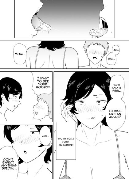 Horny Hentai Mom and Lusty Son Engage in Steamy Forbidden Sex - 58 Pics