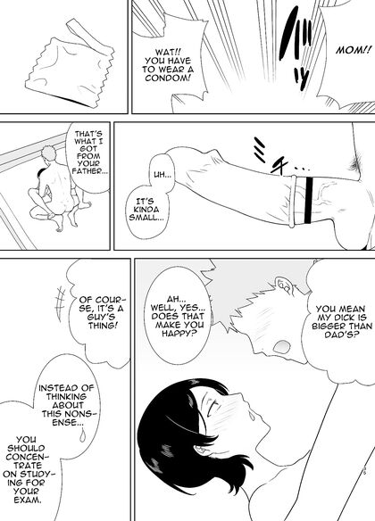 Horny Hentai Mom and Lusty Son Engage in Steamy Forbidden Sex - 58 Pics