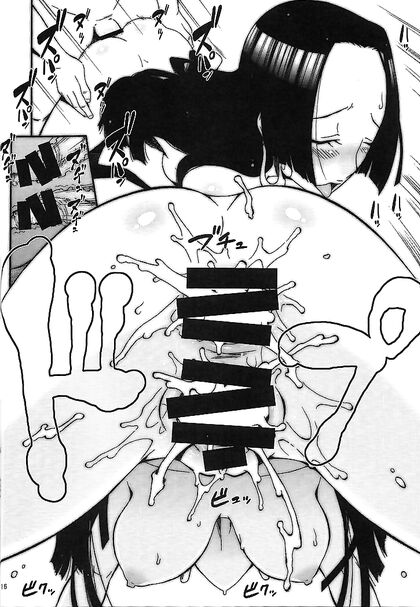 Boa Hancock Double Penetrated by Luffy Imposters in Sensual Hentai Manga