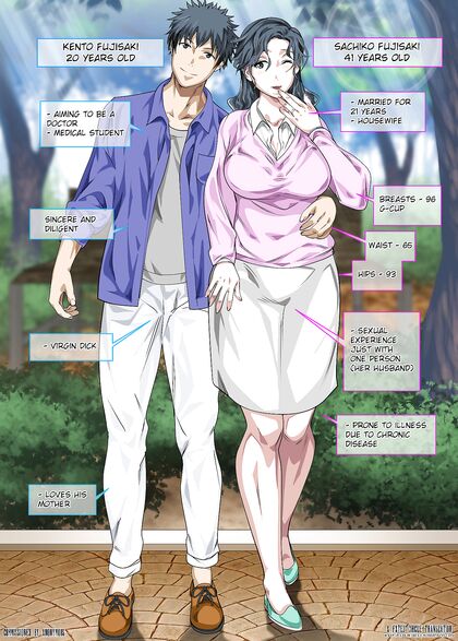 Son Discovers He's Fucking His Busty Hentai Mom at the Whorehouse - 82 Pics