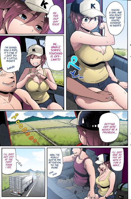 Busty Hitchhiker Satisfies Truck Driver with Blowjob and  Fucking - 21 Hot Pics