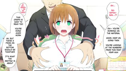 Busty New Employee Gets Fucked in Office Threesome - 172 Pics