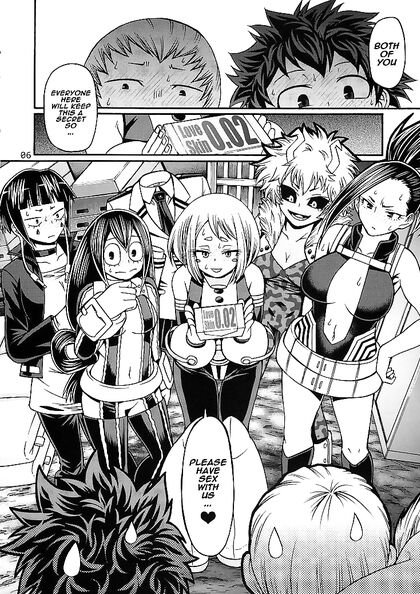 My Hero Academia Girl 18+s Level Up with a CreamyOrgy in This Erotic Doujinshi