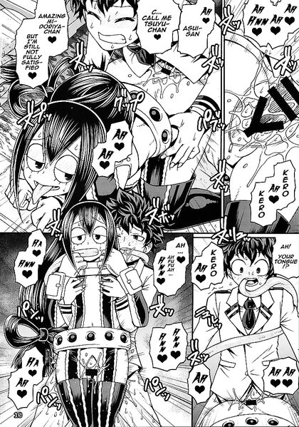 My Hero Academia Girl 18+s Level Up with a CreamyOrgy in This Erotic Doujinshi
