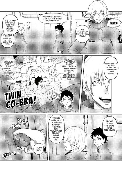 Shinra from Fire Force Gets His Gay Ass Fucked by theCaptain - 43 Erotic Comics Pics