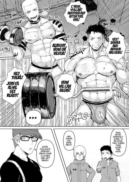 Shinra from Fire Force Gets His Gay Ass Fucked by theCaptain - 43 Erotic Comics Pics