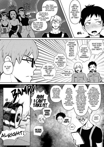 Shinra from Fire Force Gets His Gay Ass Fucked by theCaptain - 43 Erotic Comics Pics