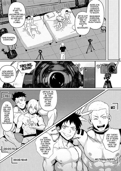 Shinra from Fire Force Gets His Gay Ass Fucked by theCaptain - 43 Erotic Comics Pics