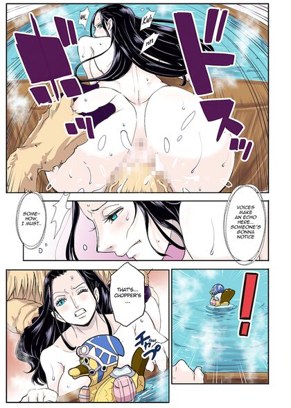 Chopper from One Piece Goes Wild Fucking Robin with His Beast Cock - Sex Comics