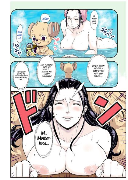 Chopper from One Piece Goes Wild Fucking Robin with His Beast Cock - Sex Comics