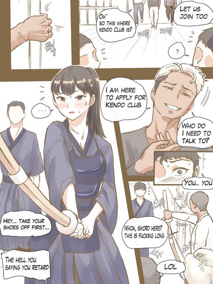 Busty Kendo Girl 18+ Tied Up and Fucked While Boy 18+friend Watches - NTR Porn Comics