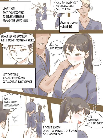 Busty Kendo Girl 18+ Tied Up and Fucked While Boy 18+friend Watches - NTR Porn Comics