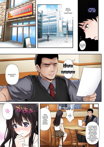 Fast Food Boss Steals Virginity of Anime Girl 18+friend in NTR Manga Adventure