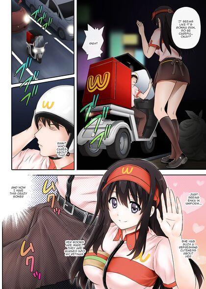 Fast Food Boss Steals Virginity of Anime Girl 18+friend in NTR Manga Adventure