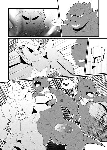 Godzilla Captured and Fucked by Mechagodzilla in Gay BDSM Picture - 30 Pics