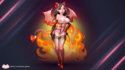 Naughty Nun and Seductive Succubus Heat Things Up in Manka Games Art