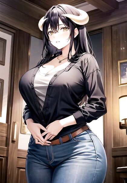 Albedo from Overlord Takes Control in Mature Hentai Picture