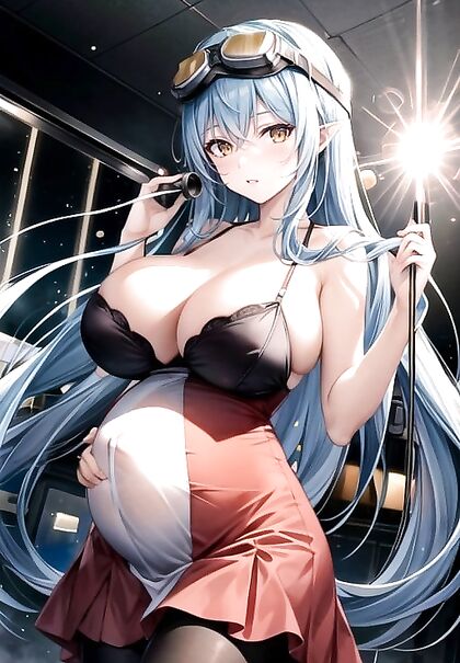Oshino Shinobu Shakes Her Natural Breasts at the Strip Club in HOT Hentai Picture