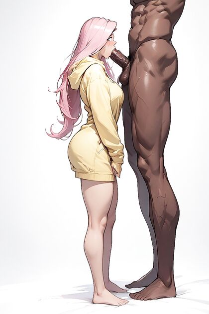 Huge Veiny Cock Pounding Errtet in Hoodie Hentai Picture