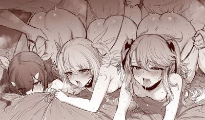 Hardcore Gang Bang So Good It’ll Melt Your Mind - XXX HENTAI PIC