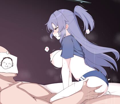 Holy shit!, Yuukasan is dominating her partner in this hentaicollage!