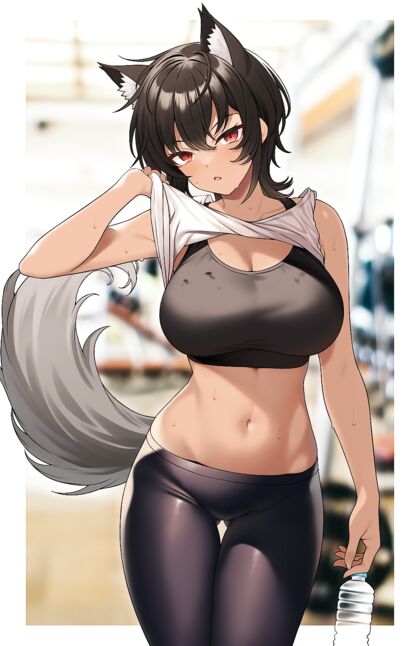 Hardcore Hunk Pounds His Foxhole in Public Gymnasium