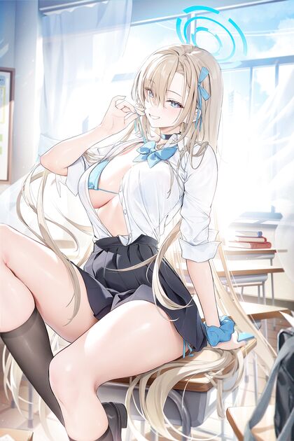 Busty Asuka Gets Schooled by Her Professor - Hentaixxx Class Room Fuck Session