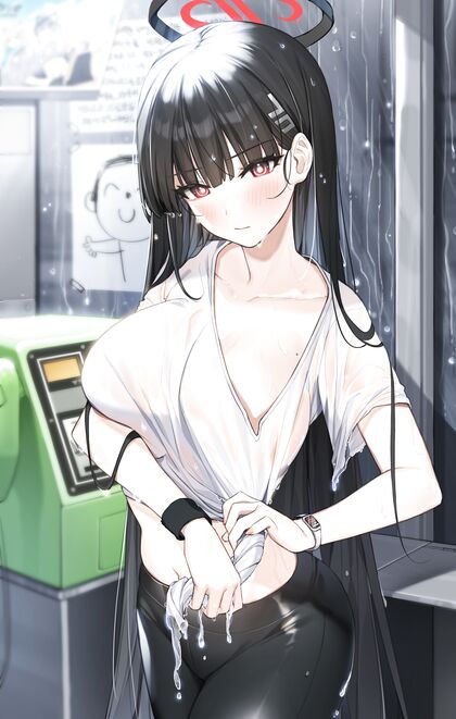 Porno Pussy Gets Soaked Wet as Fuck During Rainfall - Hentai XXX Pic Inside!