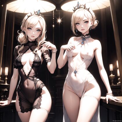 Doubling Down on Double Princess Porn - Hentaified XXX Pic