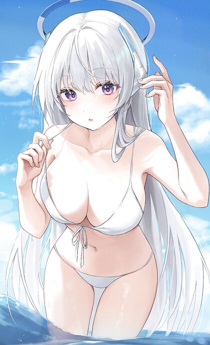Hella Hot Summer Nights - Hentai XXX Pics of Busty Brunette Bombshell