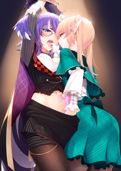 Horny AF Pom-Sel Pair Go Hard in Hentai XXX Pic