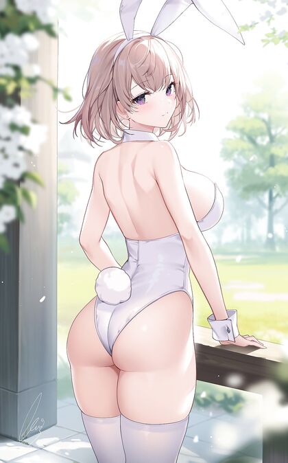 Horny as Fuck Bunnie Babe Gets Down & Dirty in Hentai XXX Pics!