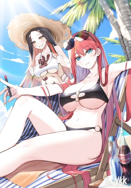Pic of Hotties in Bikinis Fucking on Summer Break by The Ocean - XXX Porn