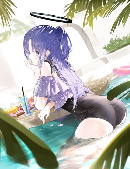 Holy shit!, Yuukas Huge Tits are Bouncing on this Pool Pic! XXX-Rated Innocuous Fun!