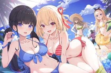 Horny AF Beach Bash - Hentaified XXX Pics to Get You Off!