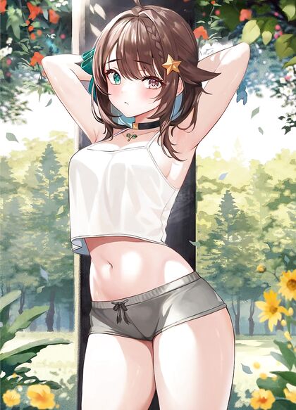 Hella Hot Summer Babe Takes It All Off for Some Hentaided XXX Action!