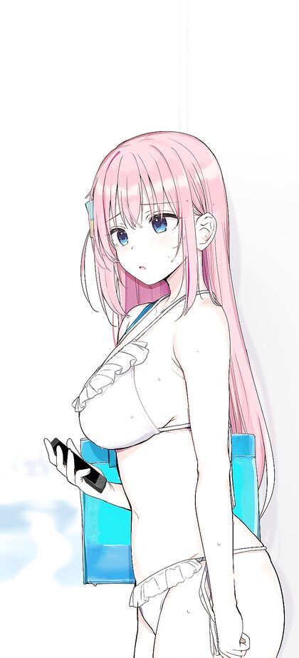Holy Shit! Check Out This Hentaified XXX Pic of Hot Chick in Skimpy Whites!