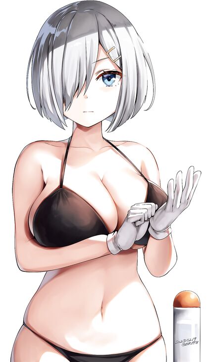Jizz-soaked HAMAKAZE pounding his meaty missile preemptively for impending XXX MISION