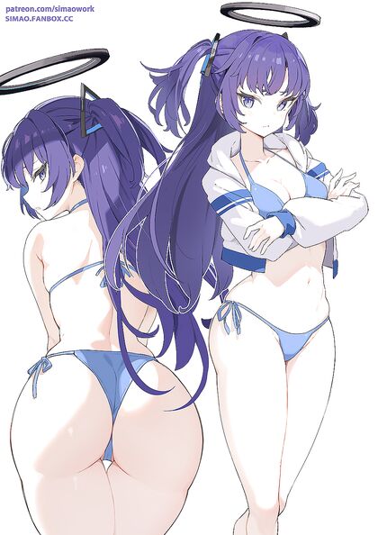 Holy shit!, Yuukas H-bomb ass is killing me softly! Get your paws on this XXX pic of her rocking some hot hentaibiki!